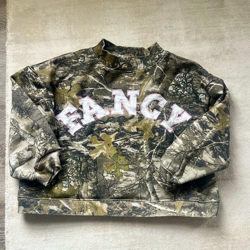 Fancydboutique Camo Mockneck w/ Pink Stitching *SOLD OUT EVERYWHERE!*